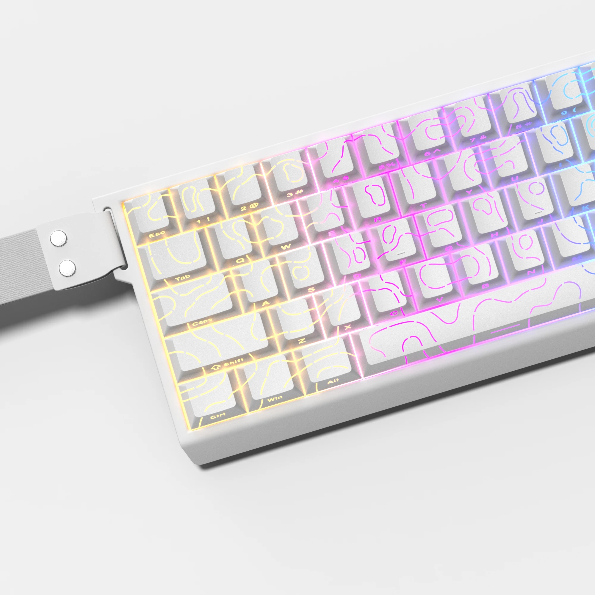 Gaming Keyboard 2026 - 2026 Super Nieuwe Witte Topografische 4.0