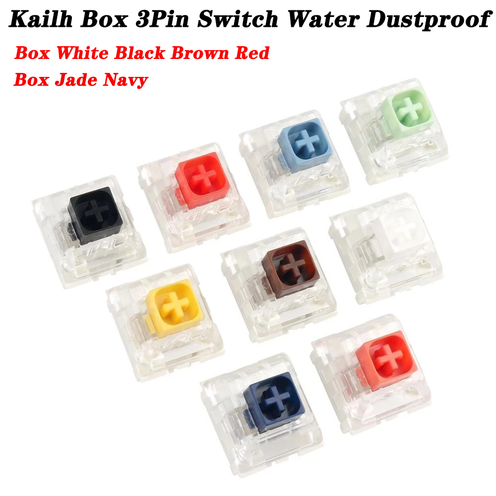 Gaming Keyboard Mini - Kailh BOX Mx-schakelaars Wit Rood Zwart
