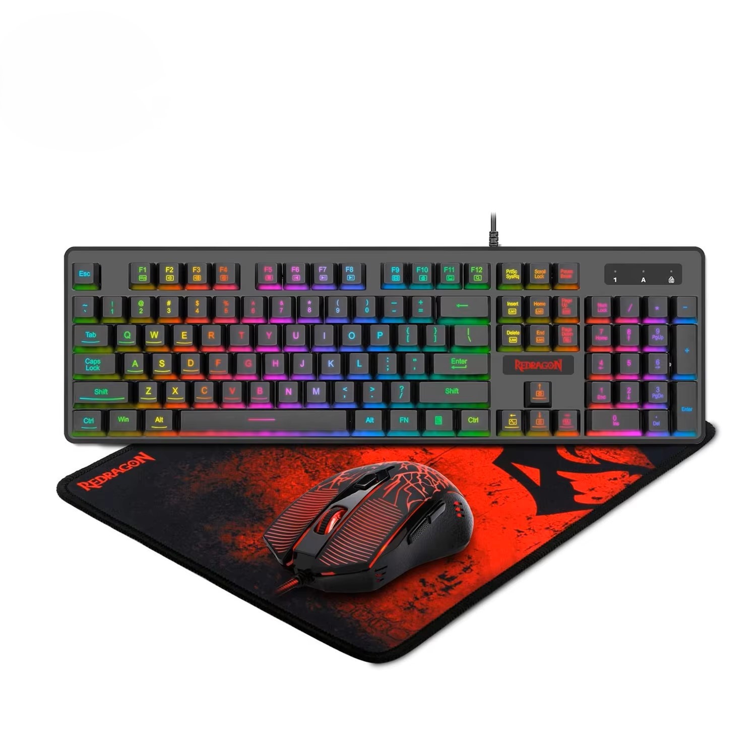 Gaming Keyboard No Rgb - Redragon S107 RGB gaming-toetsenbord en muiscombo