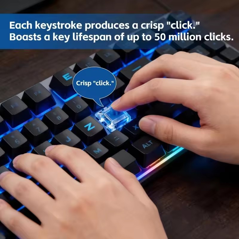 Vervangende schakelaar, 3-poli - Keyboard Gaming Blue Switch recensie en prijs