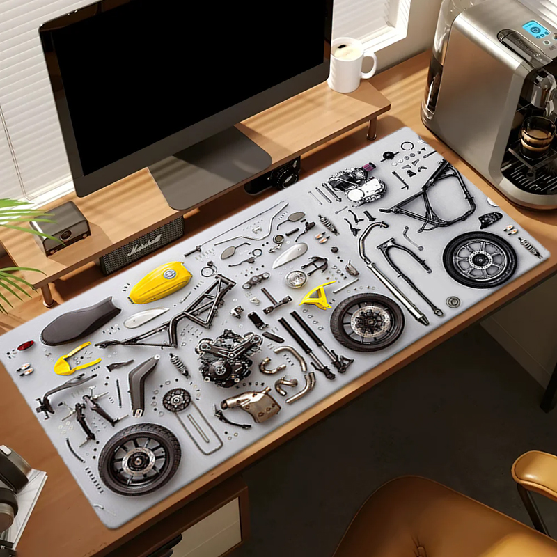 Demontagediagram Rubberen muis - Gaming Keyboard Nearby recensie en prijs