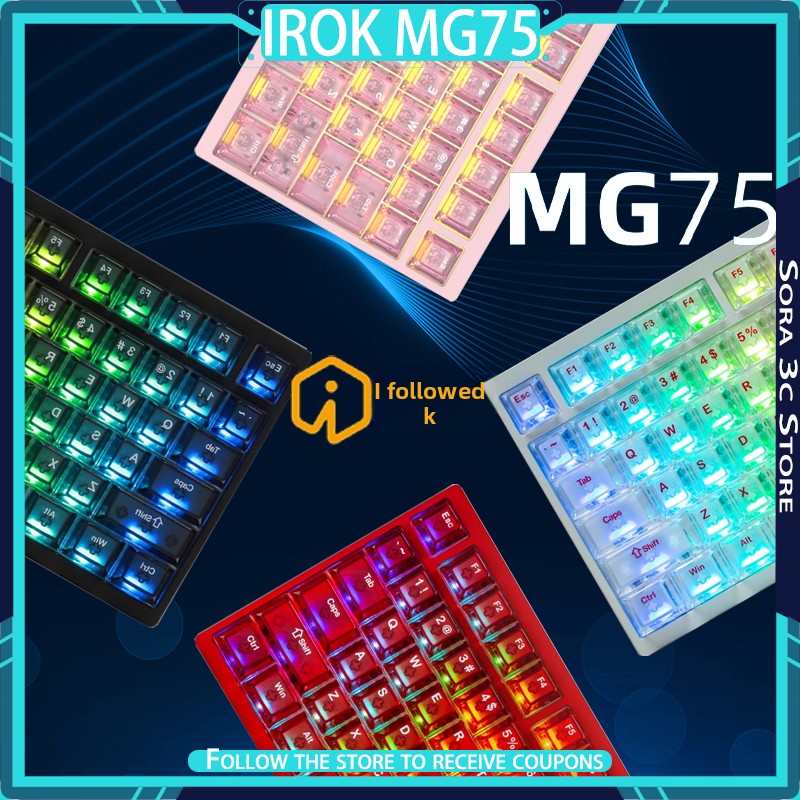IROK MG75 PRO Mechanisch toets - Gaming Keyboard Hot Swappable recensie en prijs